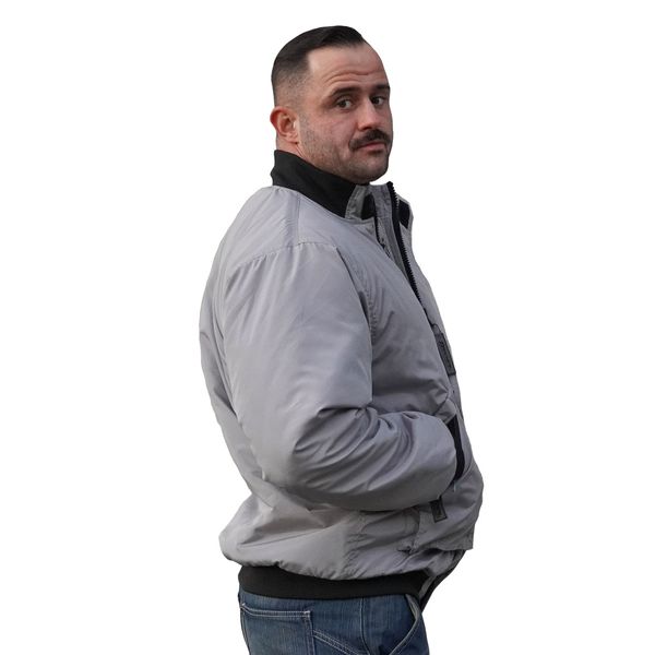Brachial Flight Jacket City Grey