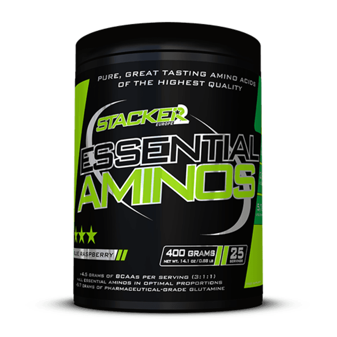 Hovedbilde Stacker2 Essential Aminos 400g Tropical Fruit
