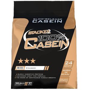 Hovedbilde Stacker2 100% Casein Strawberry 908g