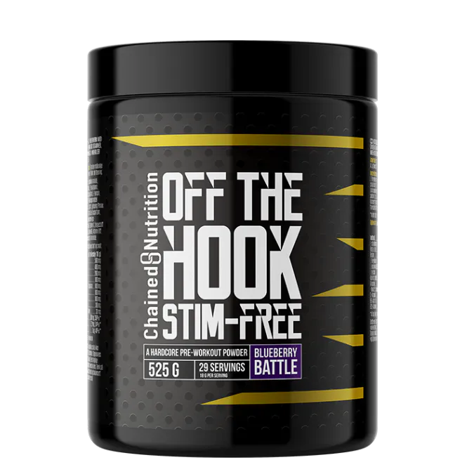Hovedbilde Chained Nutrition Off the Hook Stim Free PWO 525g Blueberry