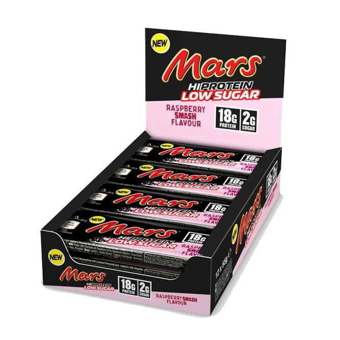 Hovedbilde Mars Low Sugar High Protein Bar 12x55g - Raspberry Smash